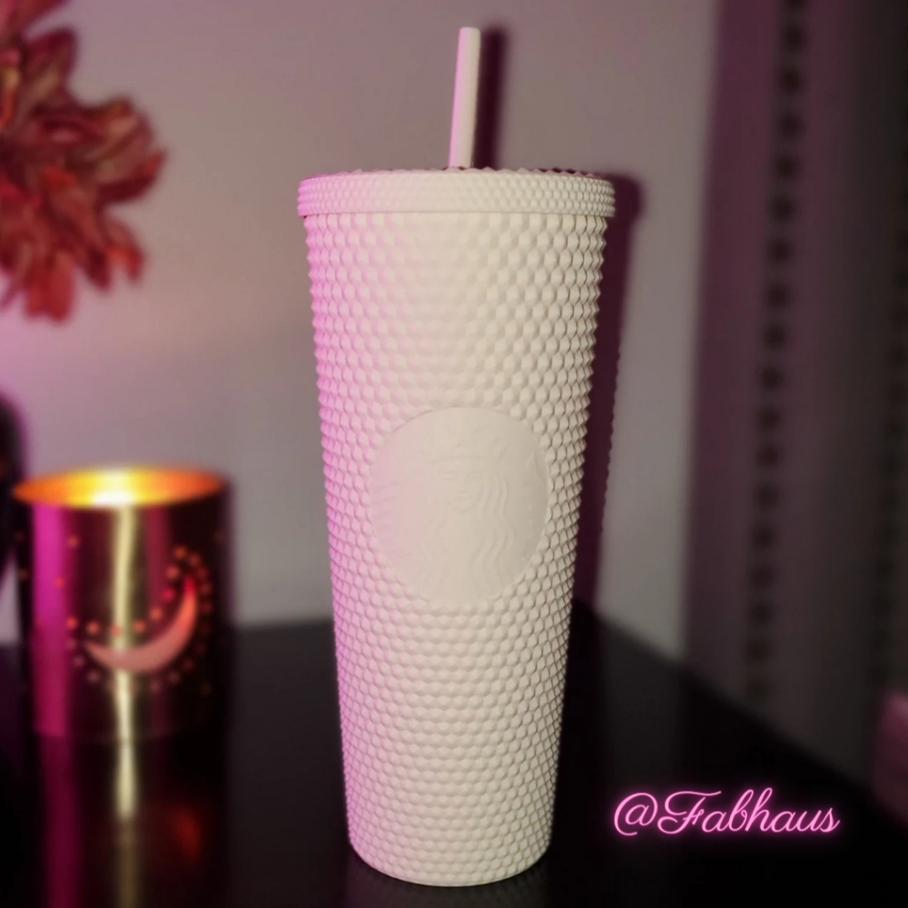 ☁️ Starbucks ☁️ Studded Matte White Venti Cold Tumbler - China Release 2…